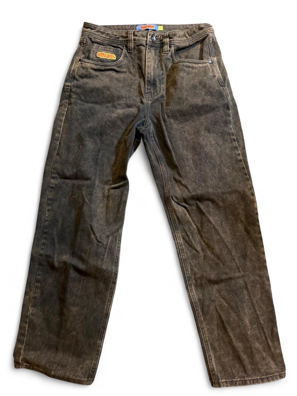 Empyre Women's Wide Leg Jeans in Washed Brown